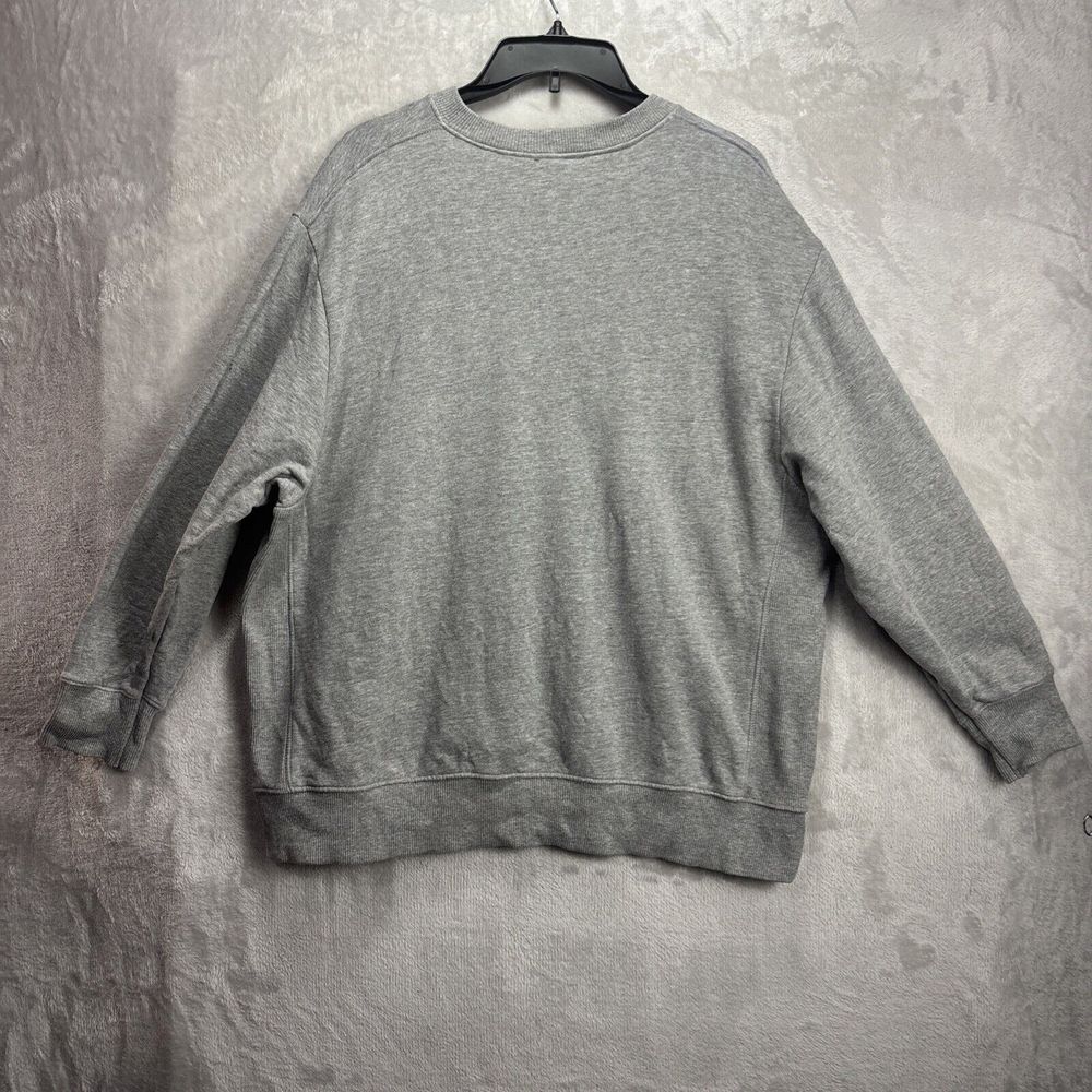 Harvard Crimson Sweatshirt Womens Medium Gray Crewneck Pullover Fleece Zara* - Picture 6 of 6